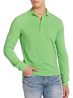 polo featherweight mesh long sleeve