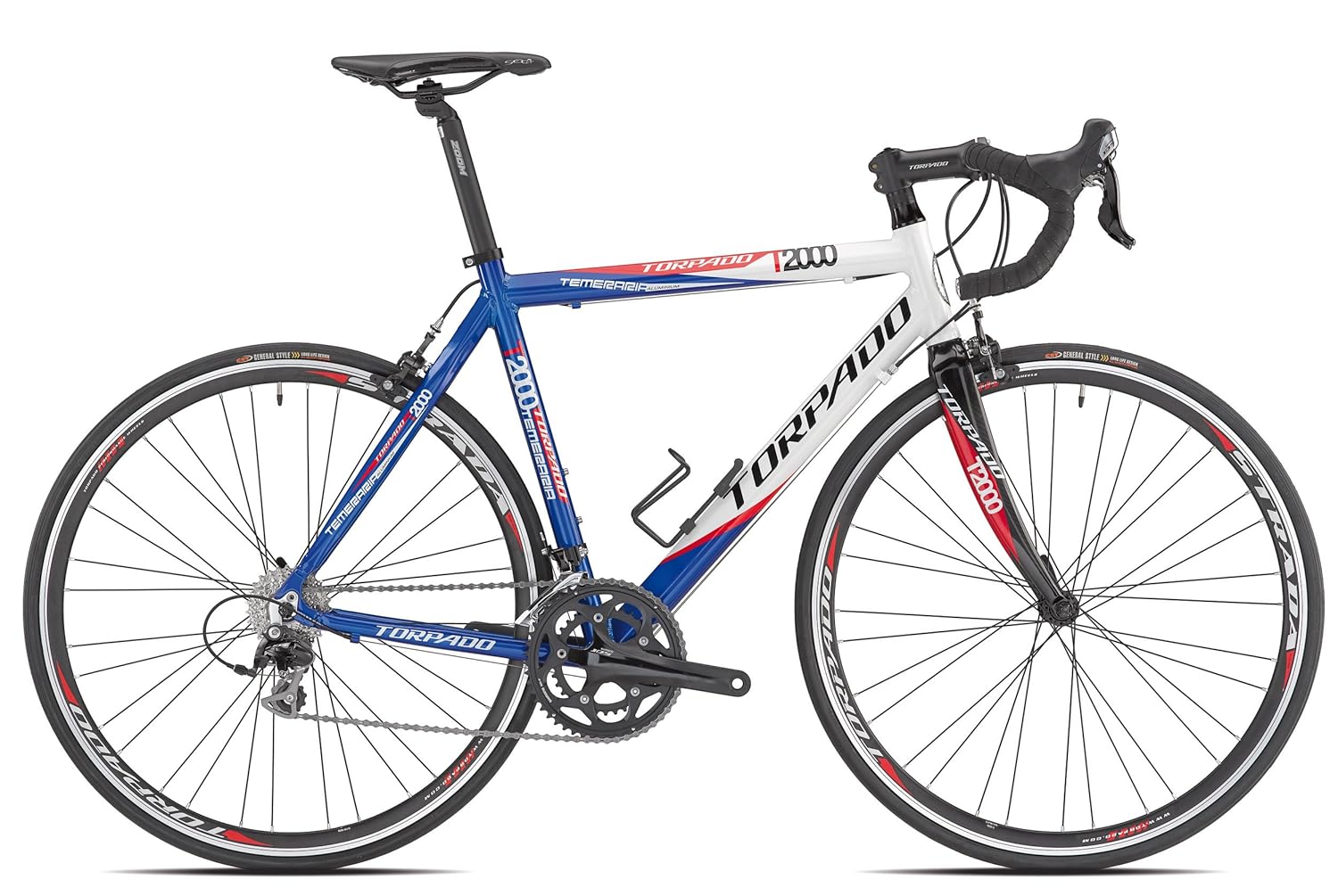 Torpado Road Bike Running Daredevil 10 V Alu Carbon Size 48 Blue White (Running)/Bicycle Road 