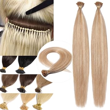 Amazon Com S Noilite 20inch Pre Bonded Stick Tip Human Hair