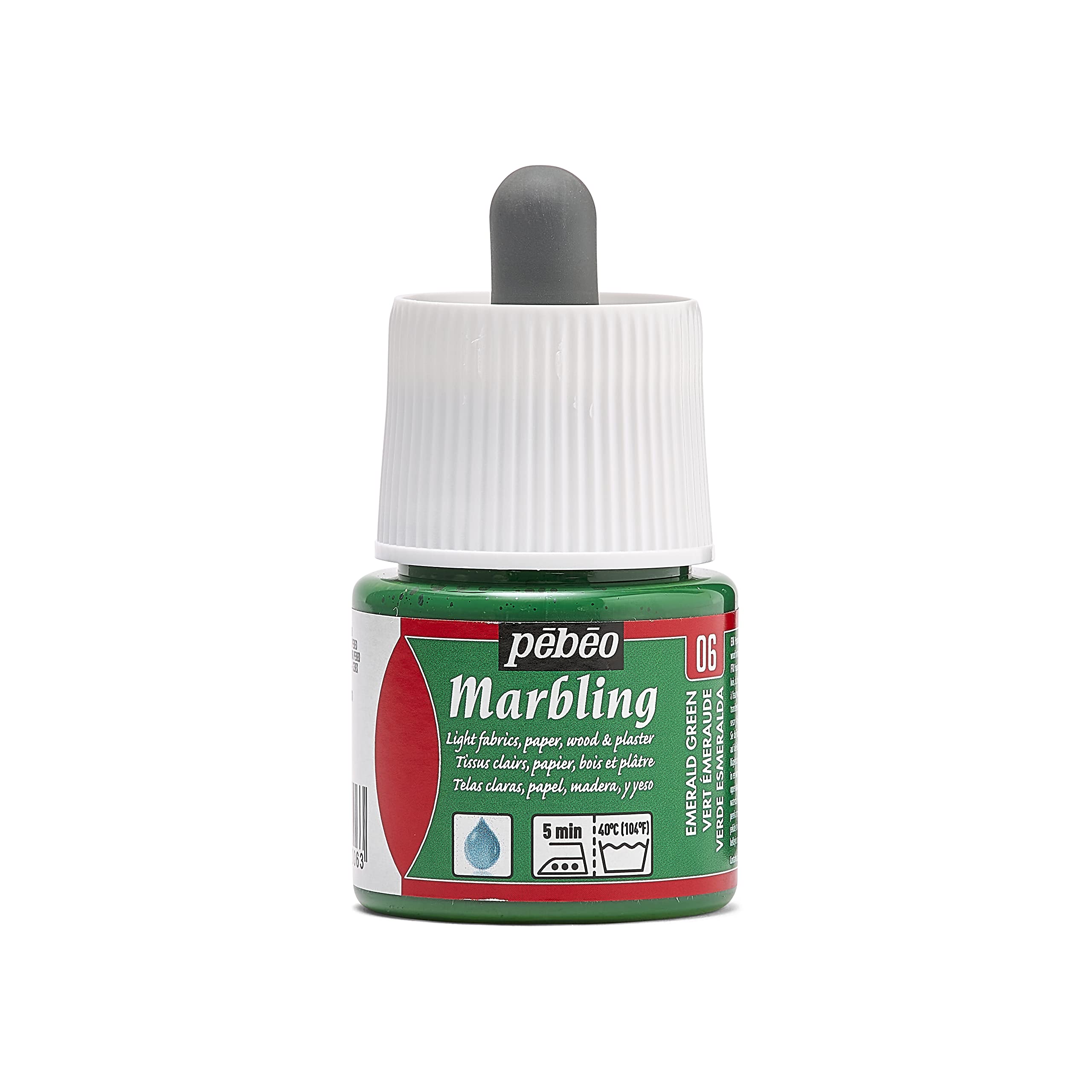 Pebeo 45 ml Marbling Bottle, Emerald Green
