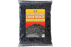 Midwest Hearth Natural Lava Rock Granules for Gas Log Sets and Fireplaces (10-lb Bag)