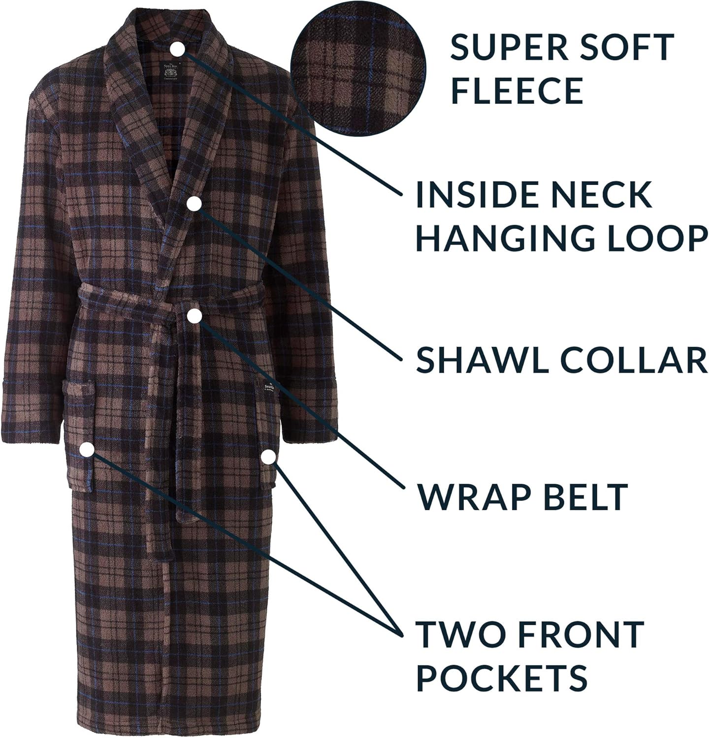 savile row mens dressing gown
