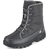 DXINZHI Men's Warm Winter Snow Boots Unisex Shoes Outdoor Anti-Slip Lightweight Cold Weather Boots