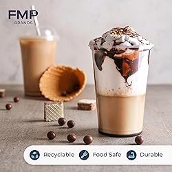 Fit Meal Prep 100 Pack 16 oz Disposable Plastic