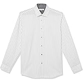 Isaac Mizrahi Boy's Long Sleeve Stripe Pattern Button Down Shirt