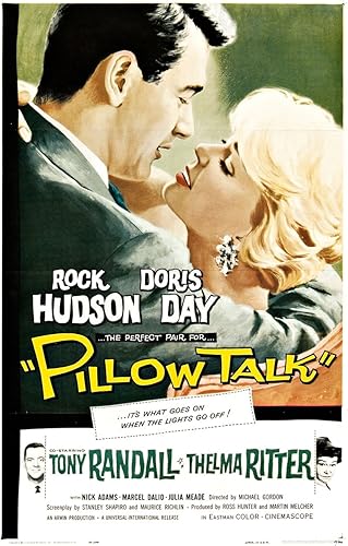 Pillow Talk 1959 Authentic 27 X 41 Original Movie Poster Near