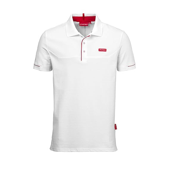 Audi Sport Poloshirt Herren weiß (XXXL)