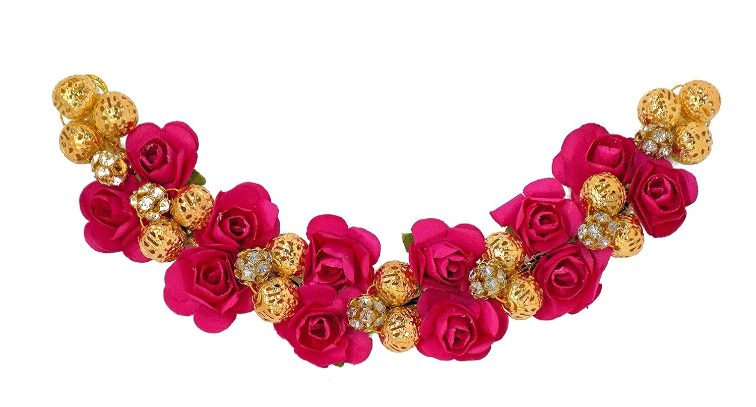 Kabello Wedding Accessories For Women And Girls Hair Gajra For Bun