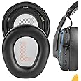 Geekria QuickFit Replacement Ear Pads for JBL Quantum ONE Wireless Headphones Ear Cushions, Headset Earpads, Ear Cups Cover Repair Parts (Black)