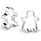 Bakerpan Stainless Steel Cookie Cutter Gingerbread Boy & Girl Set (BOX)