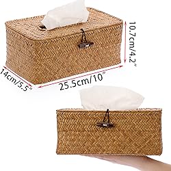 Sumnacon Tissue Box Cover Rectangle Tissue Box