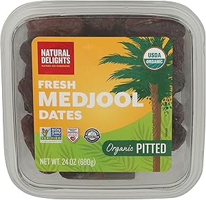 Natural Delights Organic Pitted Medjool Dates, 24 OZ