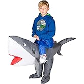 Bodysocks Kids Inflatable Shark Fancy Dress Costume (Age 6+