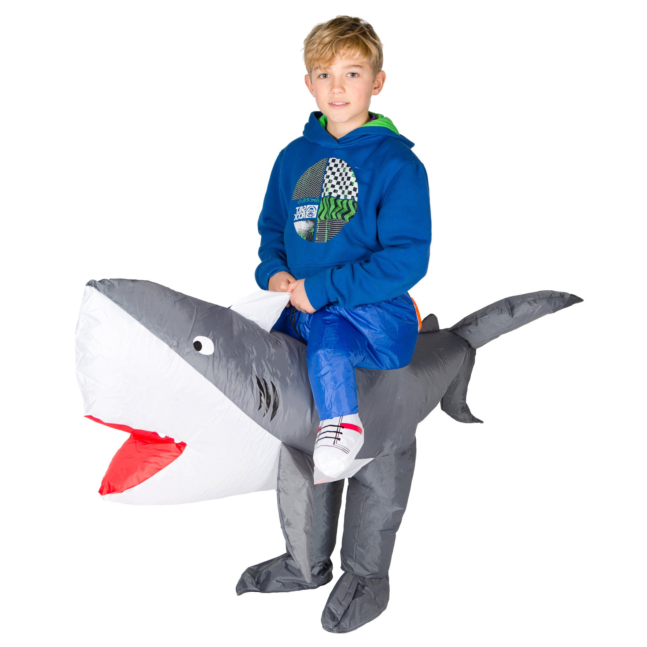 Bodysocks® Inflatable Shark Costume (Kids)
