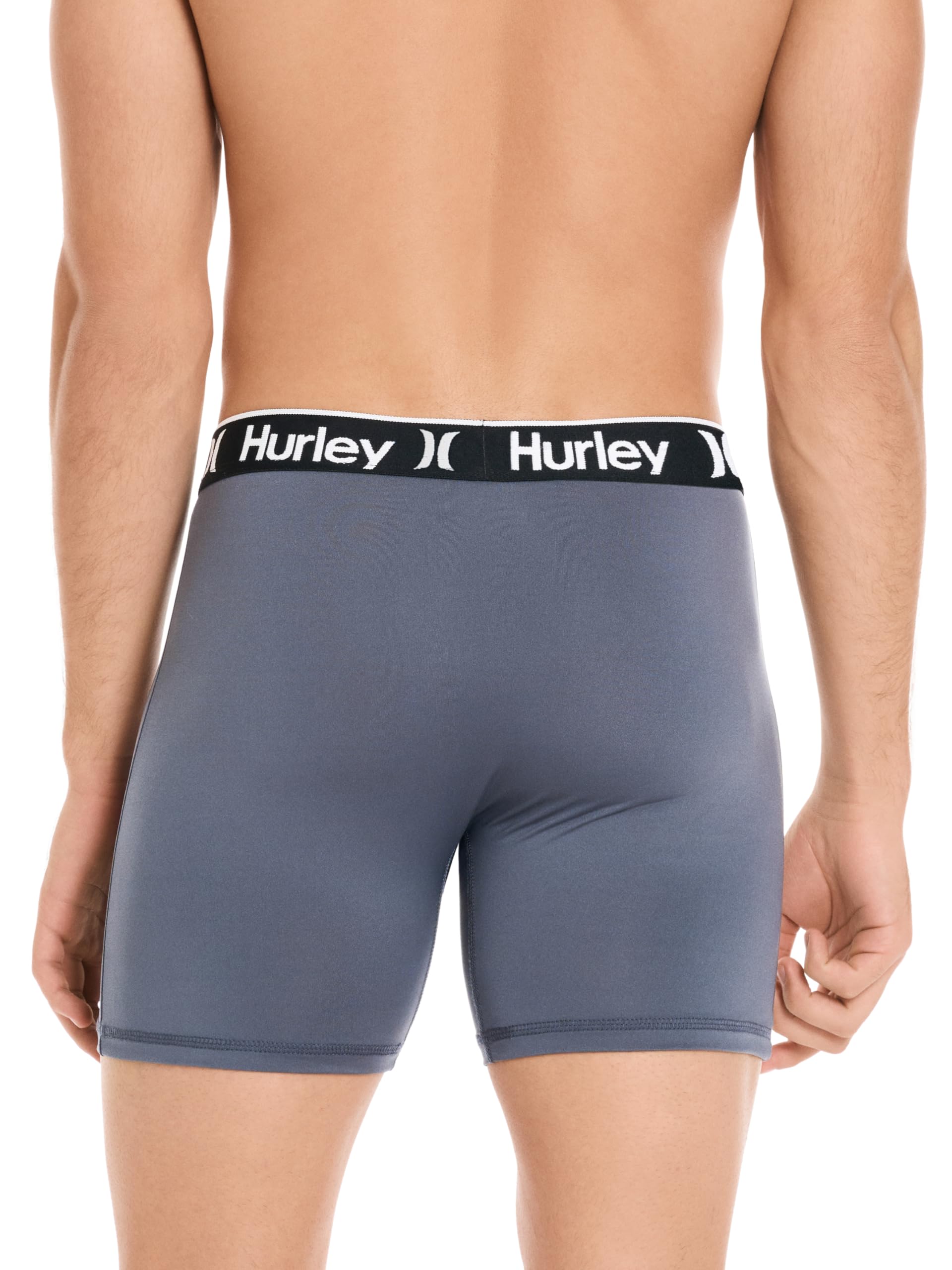 Hurley mens 5 Pack Stretch Boxer Briefs