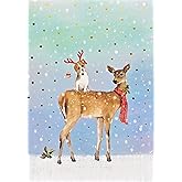 Winter Friends Small Boxed Holiday Cards (20 cards, 21 self-sealing envelopes)