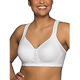 Vanity Fair Women's Medium Impact Sports Bras for Women, Breathable, Moisture Wicking, Padded Cups up to DDD