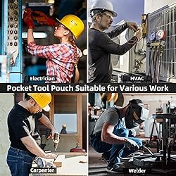 MELOTOUGH Pocket Tool Pouch Tool Belt Pouches with