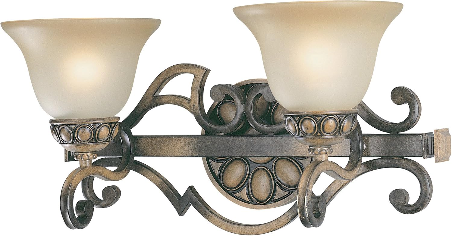 Classic Lighting 92732 HRW Westchester, Wrought Iron, Vanity Lighting