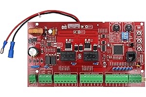 BTLXU R4211 Control Board Replacement for Mighty Mule FM500/502, MM560/562 and MM600/660 Series Gate Openers,Red