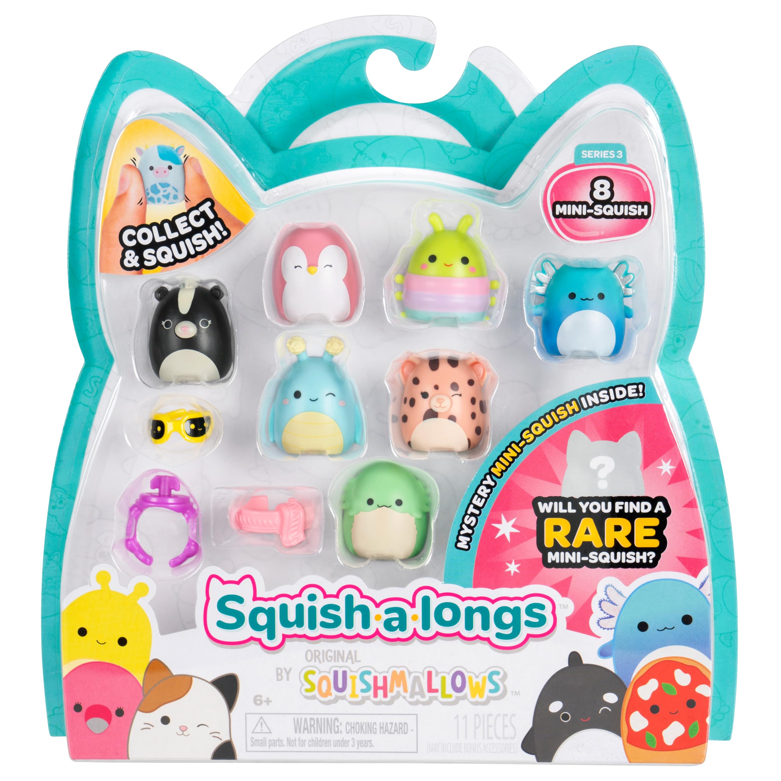 Squish-a-longs Mini-Squish 8-Pack (Wave 3, Style 1)