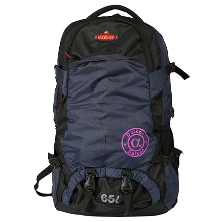 Daikon 65 Ltr Navy Blue-Black Rucksack