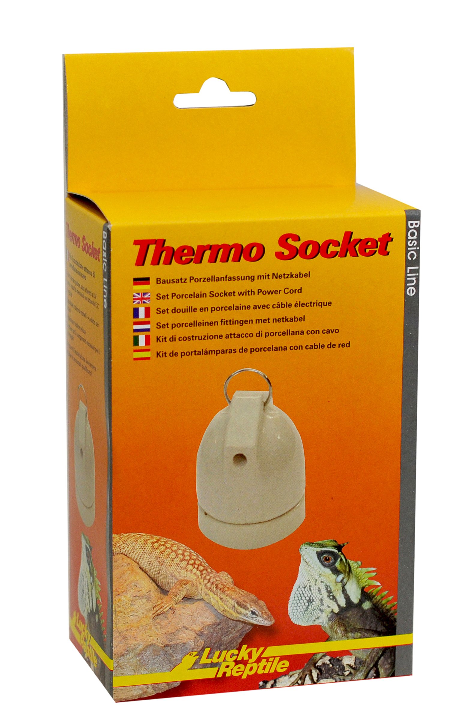 Lucky Reptile HTS-3 Thermo Socket Porcelain Hanging Socket Complete Kit with Power Cord