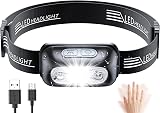 Babacom Head Torch USB Rechargeable 250 Lm Motion Sensor IPX6 Waterproof view 1