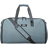 Halfday Convertible 2-in-1 Garment Duffel Weekender Bag 40L | Wrinkle-Free Travel, Hanging Suit Compartment, Shoe Pockets, Trolley Sleeve. Durable & Water-Resistant Carry-On, Coast