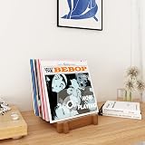 YuanDian Light Up Vinyl Record Storage Display Holder Wood Acrylic view 5