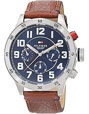 Tommy Hilfiger Watches Herren-Armbanduhr Analog Quarz Leder 1791066