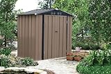 DT Metal Garden Shed Outdoor Storage Utility Tool Shed with Lock 4x6 FT view 3