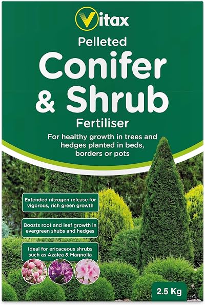 Vitax Ltd Conifer & Shrub Fertiliser Pelleted Plant Feed