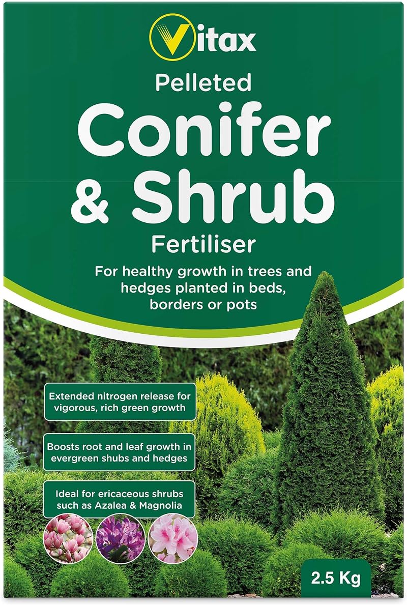 Vitax Ltd Conifer & Shrub Fertiliser Pelleted Plant Feed