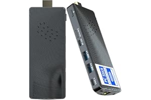 HEIGAOLAPC Mini PC Stick Windows 11 Pro, Computer PC Stick HDMI 4K, Fanless Portable Computer with Intel J4105, 2.5GHz 8GB 12