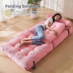 MAXYOYO Folding Sofa Bed, Convertible Sleeper Chair