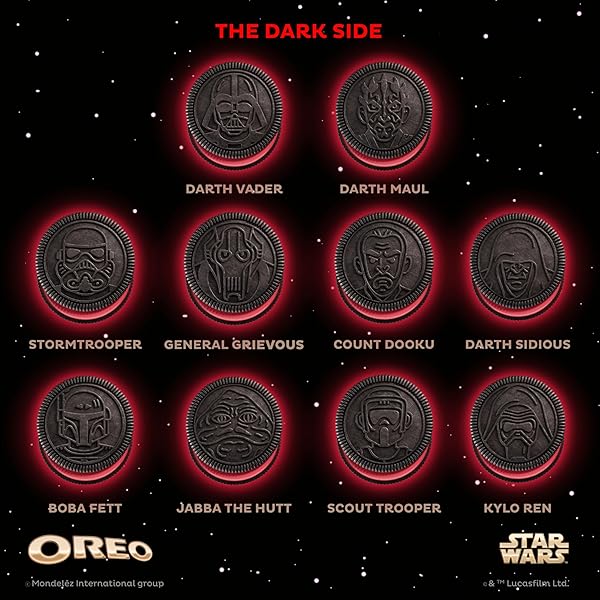 STAR WARS™ OREO COOKIES, SPECIAL EDITION, 10 SNACK PACKS (2 COOKIES PER PACK)