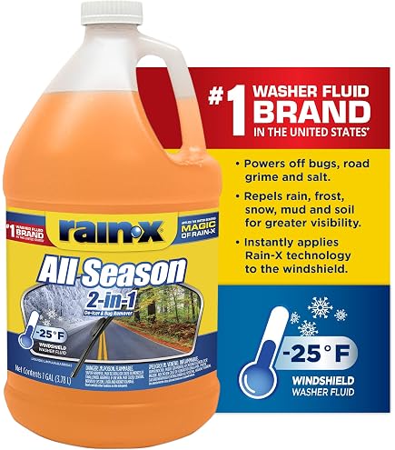 「RAIN OR SHINE」・「UP TO THE LIMIT」 Amazon.com: Rain-X All Season 0°F 2-in-1 De-Icer & Bug Remover