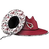 NFL Team Color Floral Lifeguard Beach Straw Sun Hat