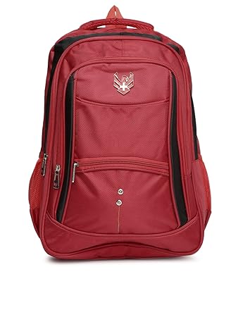 Swiss Eagle 22 Ltrs Red/Black School Backpack (SE3611RDBK)