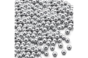 ANCIRS 250 Pcs Paint Mixing Balls, 316 Stainless Steel Agitator Balls, Bearing Balls for Mixing Paint, Nail Polish (0.16"/4mm)