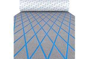 OCEANBROAD Diamond Pattern Boat Flooring Self-Adhesive EVA Foam Marine Decking Non-Slip Sheet for Boats