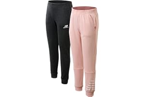 New Balance Girls' Sweatpants - Active Fleece Joggers (Size: 4-16)