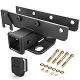 Nilight 2 Inch Rear Bumper Tow Trailer Hitch