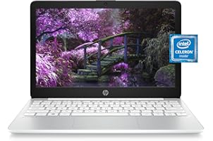HP Stream 11 Laptop, Intel Celeron N4020, 4 GB RAM, 64 GB Storage, 11.6” HD Anti-Glare Display, Windows 11, Long Battery Life