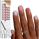 BTArtboxnails Press On Nails, Super Short Squoval Nude Fake Nails, 160Pcs | XCOATTIPS Bare Gel Tips, 5-Shade, Up to 4 Weeks of Wear, 10-Minute Application, Natural Salon Look, 16 Sizes, Nail Tips Only