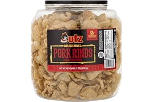 Utz Pork Rinds, 18 oz Barrel