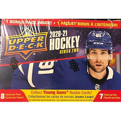 Buy 2020 21 Upper Deck Series 2 Hockey Blaster Box 6 Packs Plus 1 Bonus Pack 8 Cards Each 1 Young Guns Card Per Box On Average Online In Tunisia B092dym7dq