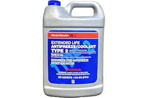 Honda Genuine Extended Life Antifreeze/Coolant Type 2, 50/50 Pre-Diluted, 1 Gallon