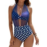 Blooming Jelly High Waisted Bikini Sets for Women Tummy Control Swimsuits | Twist Front Tops, Crisscross Back Bathing Suit, M